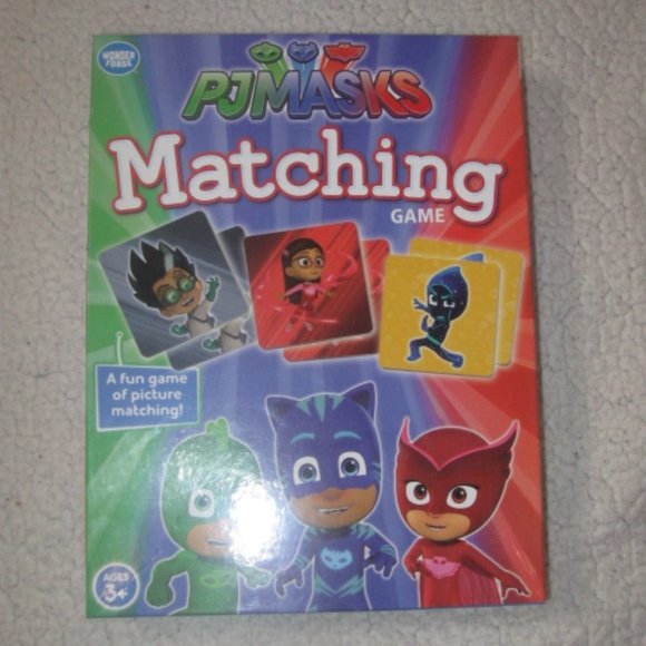 5/$30 Wonder Forge PJ Masks Matching Game - Picture 1 of 2